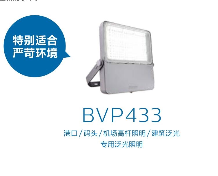 飛利浦LED球場燈BVP431 BVP432 BVP433大功率LED投光燈工業(yè)照明